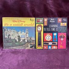 Vintage Vinyl: Walt Disney Presents It’s a Small World & Learning to Tell Time.. picture