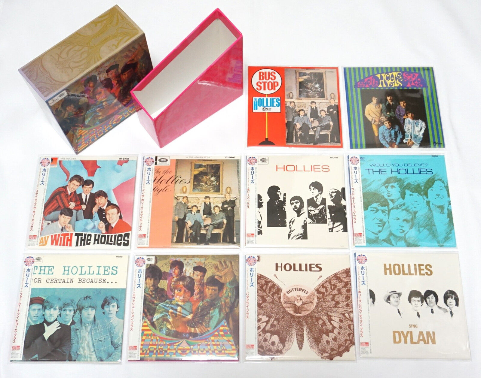 The Hollies 8 Titles Set Mini LP CD + DU Promo Box Replica Paper Sleeve Obi JPN