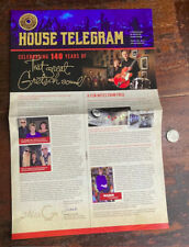 Gretsch Guitar Co. House Telegram Fold-Out Souvenir Publication Vol 140 2023 USA picture