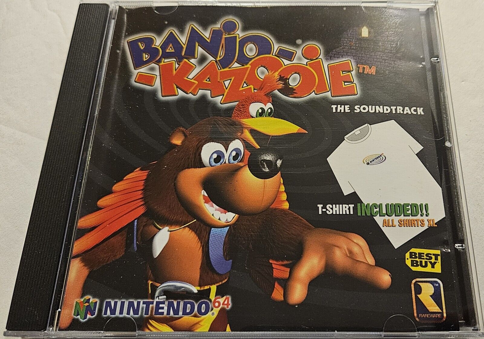 Banjo Kazooie The Soundtrack CD N64 Nintendo 1998 BEST BUY exclusive VG+