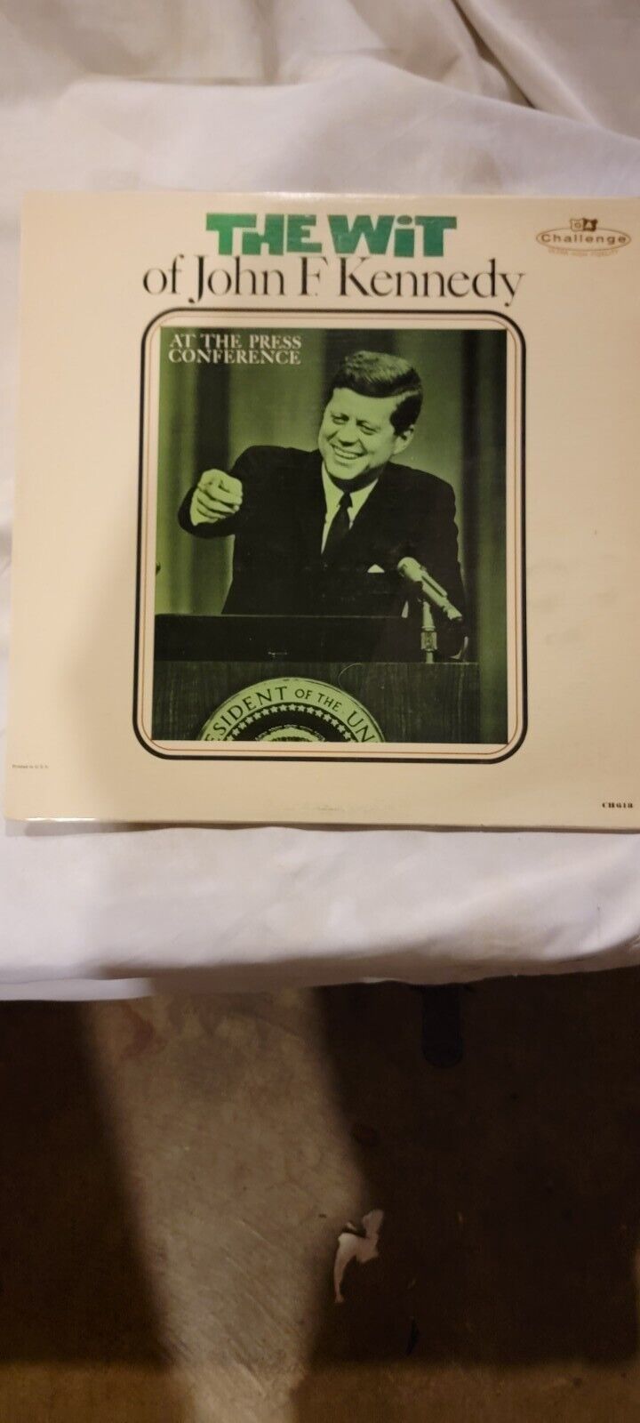 JOHN F. KENNEDY: the wit of john f. kennedy at the press conference CHALLENGE LP