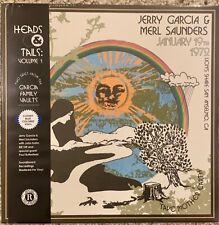 Heads & Tails Volume 1 - Jerry Garcia & Merl Saunders Cloudy Blue Sealed LP picture