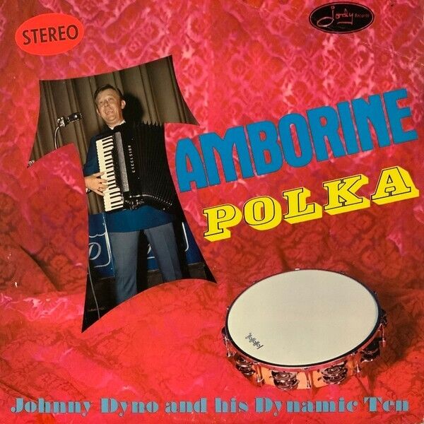 Johnny Dyno and his Dynamic Ten-Tamborine Polka JLP-1802 Vinyl 12\'\' Vintage