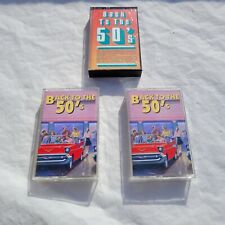 3 Back to the 50's Cassette Tape Album with Inner Sleeves and Case picture