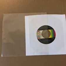 50 Clear Plastic 45 RPM Outer Sleeves 4 Mil QUALITY 7