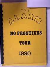 The Alarm Itinerary Original Vintage No Frontiers January-February Tour 1990 picture