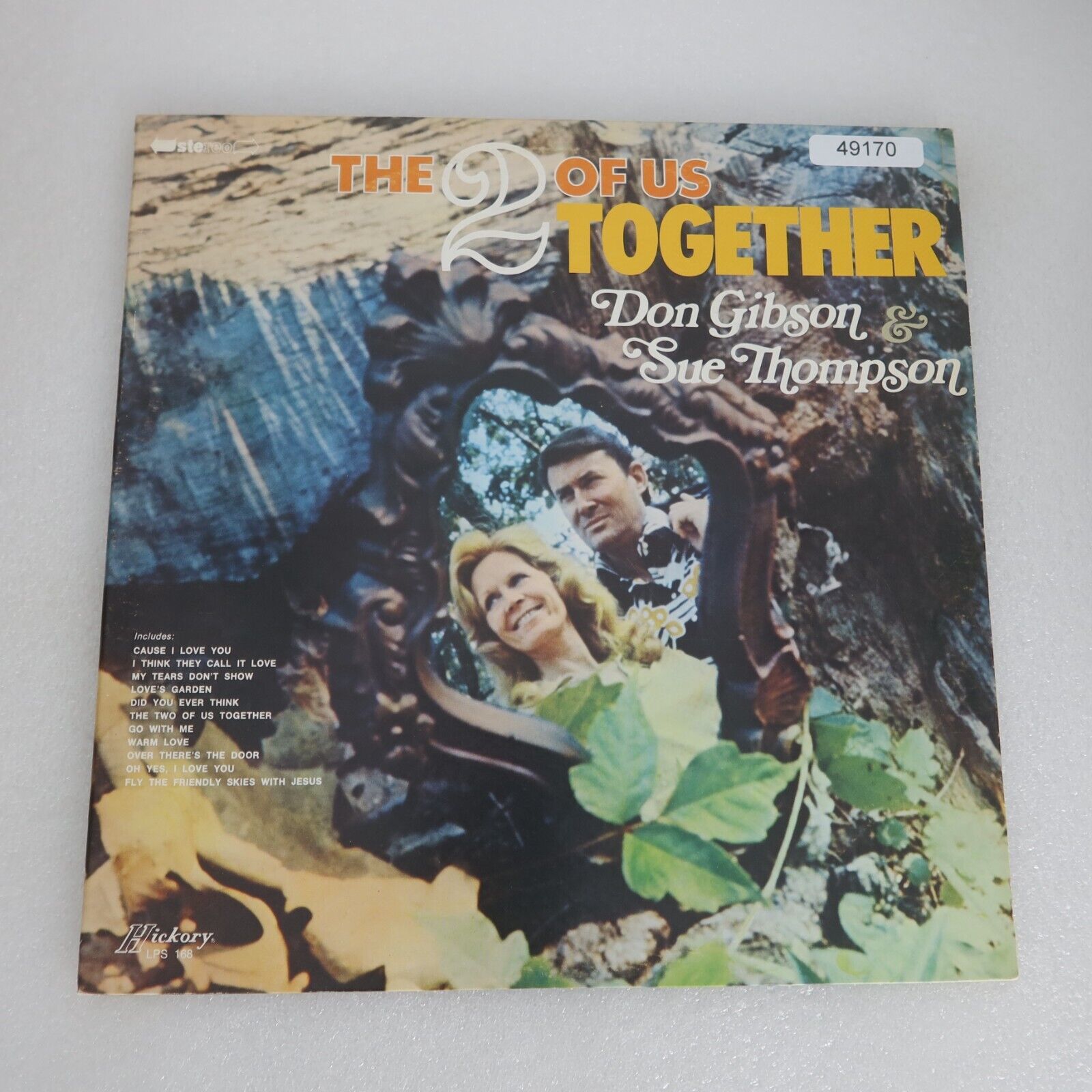 Don Gibson And Sue Thompson The Two Of Us Together LP Vinyl Record Album