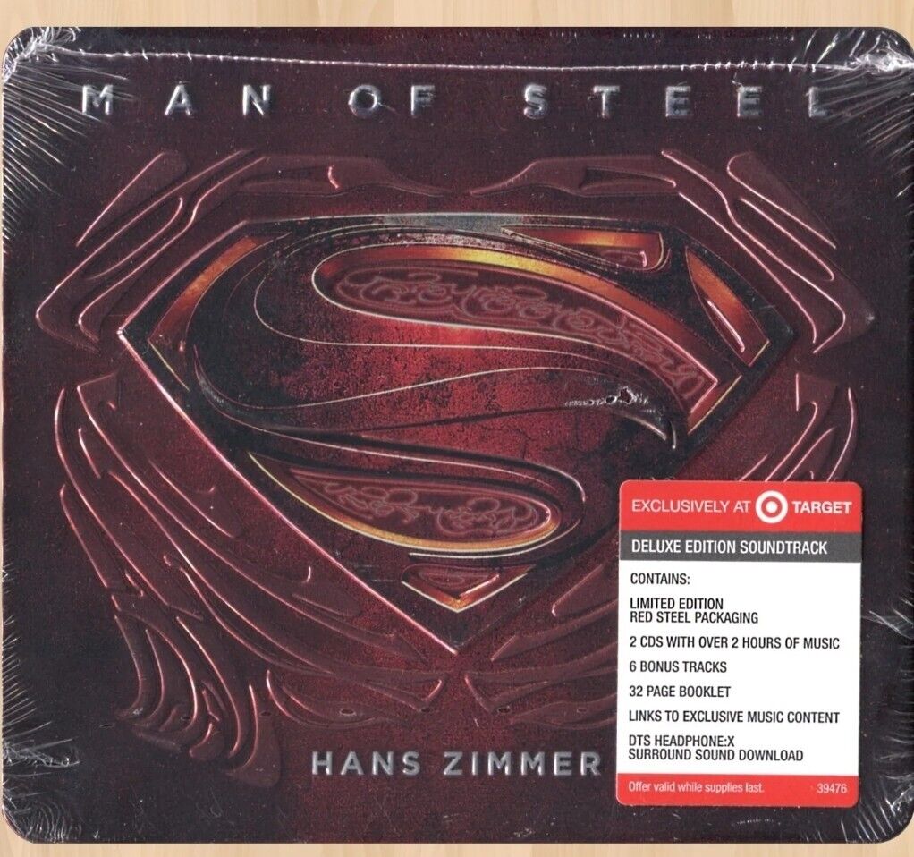 Man of Steel Limited Edition Hans Zimmer (2CD - red steel packaging)