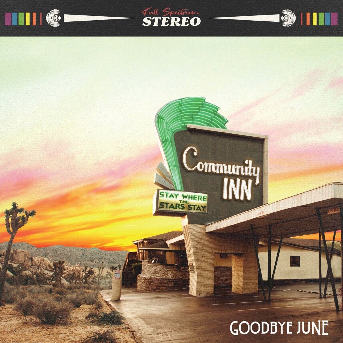 Goodbye June \'Community Inn\' Orange / Red Marble Vinyl - NEW