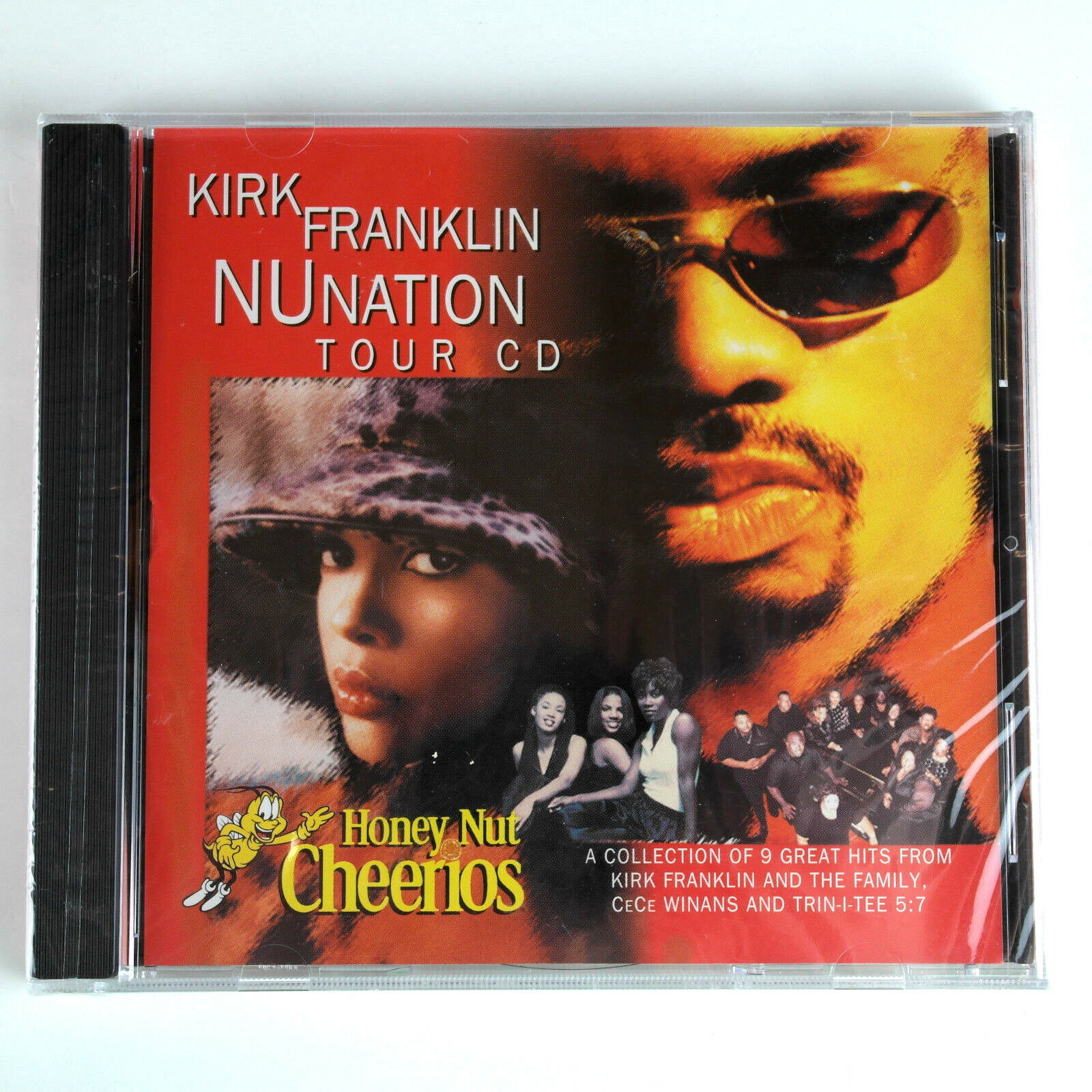 Vintage Kirk Franklin - Nu Nation Tour CD - 1999 Honey Nut Cheerios SEALED