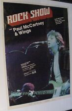 The Beatles Paul McCartney and Wings Poster Vintage Italian Rock Show 1980 picture