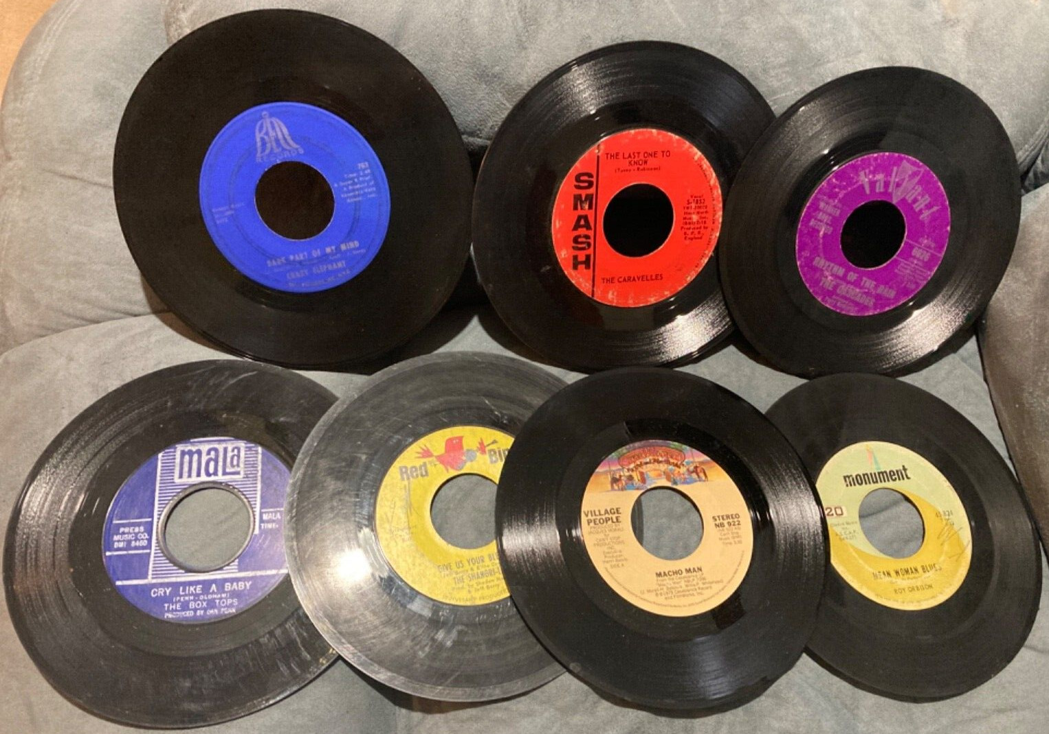 Vintage 45 rpm Vinyl 7 Record Lot 7\