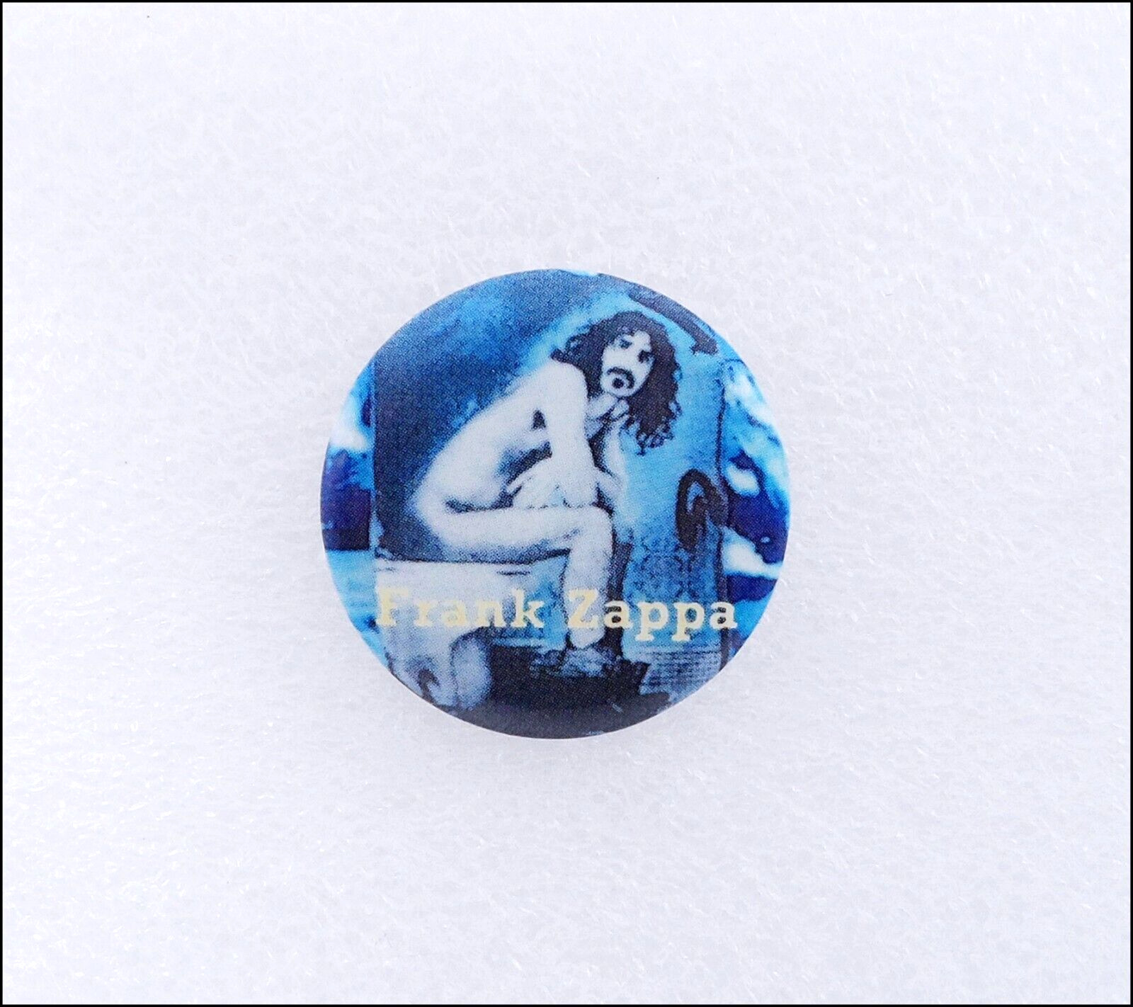Frank Zappa Vintage 80\'s Button Pin Badge