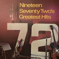 Nineteen Seventy Two’s Greatest Hits Compilation Lp Vinyl Record 2 Album Set Vtg picture