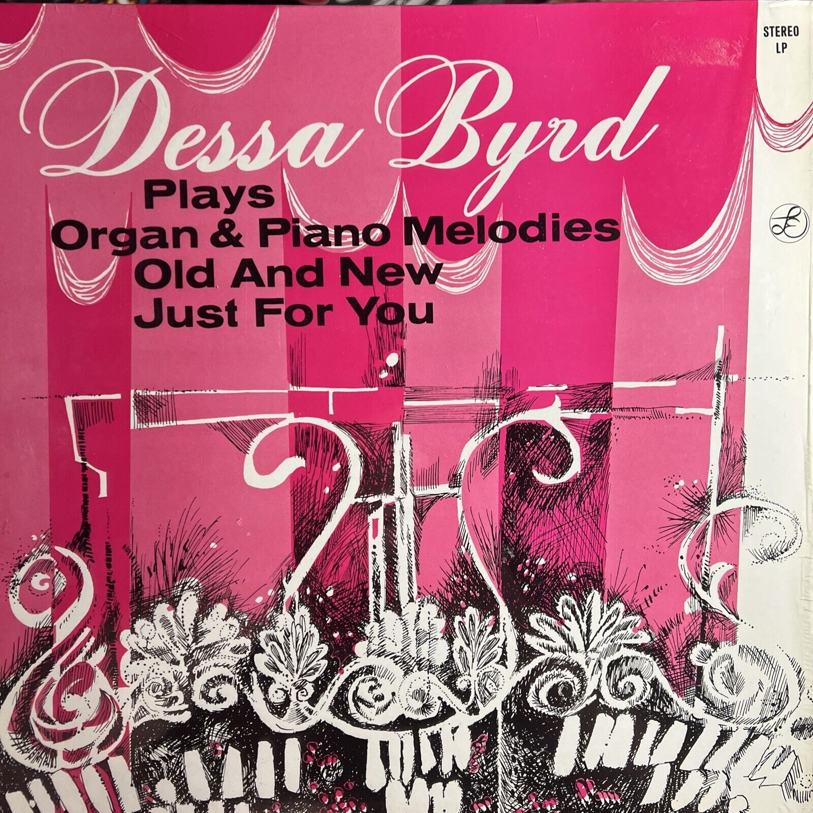 Dessa Byrd - Plays Organ & Grand Piano Melodies EX Vinyl Record Scarce LP