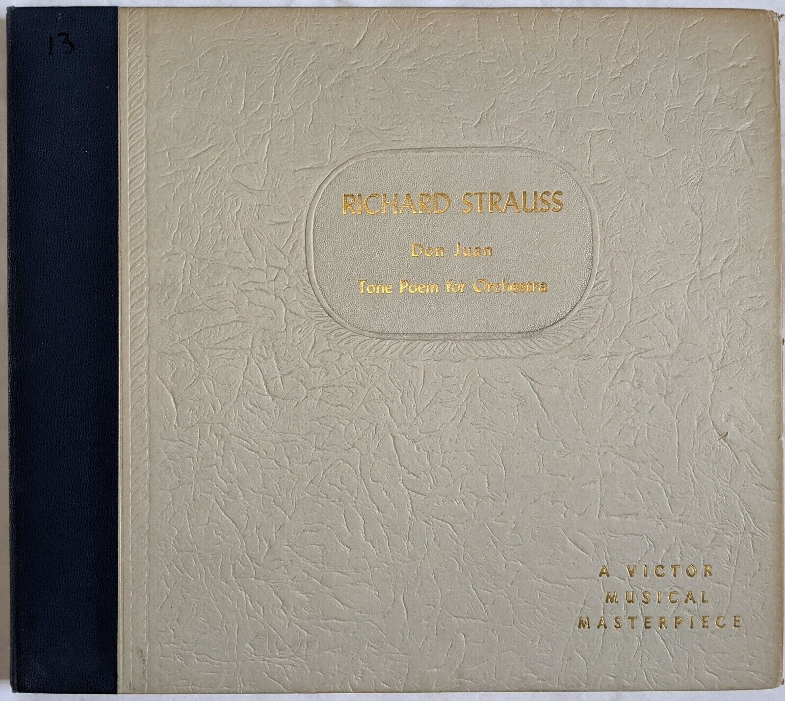 Victor DM-351 Strauss DON JUAN Tone Poem For Orchestra FRITZ BUSCH 2X 78 rpm 12\