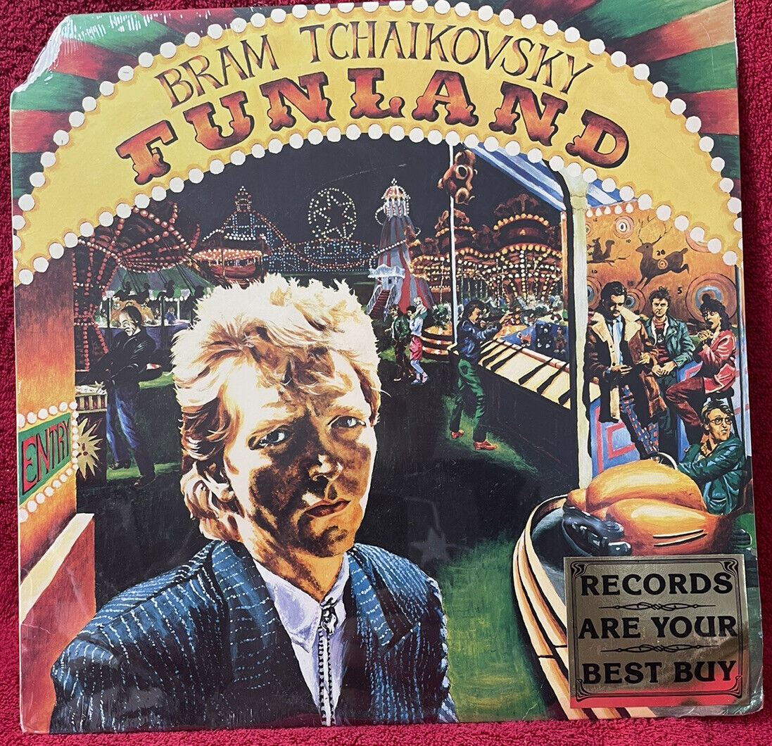 Bram Tchaikovsky - Funland Vinyl LP 1981 SEALED new