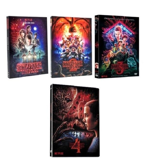 Collection 1-2-3-4 Season Stranger Things on DVD  Fast Shipping Brand new