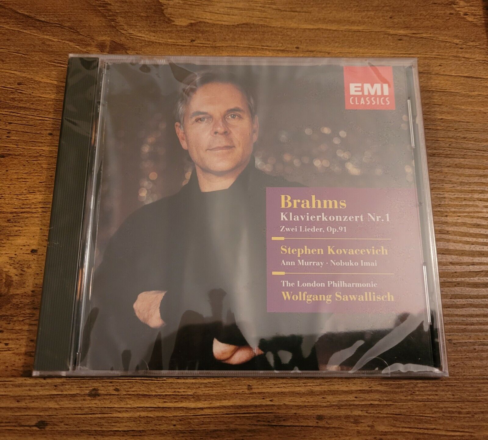 Brahms Piano Concerto 1 / Two Songs Op. 91 Music CD 1992 Brand New EMI Classics