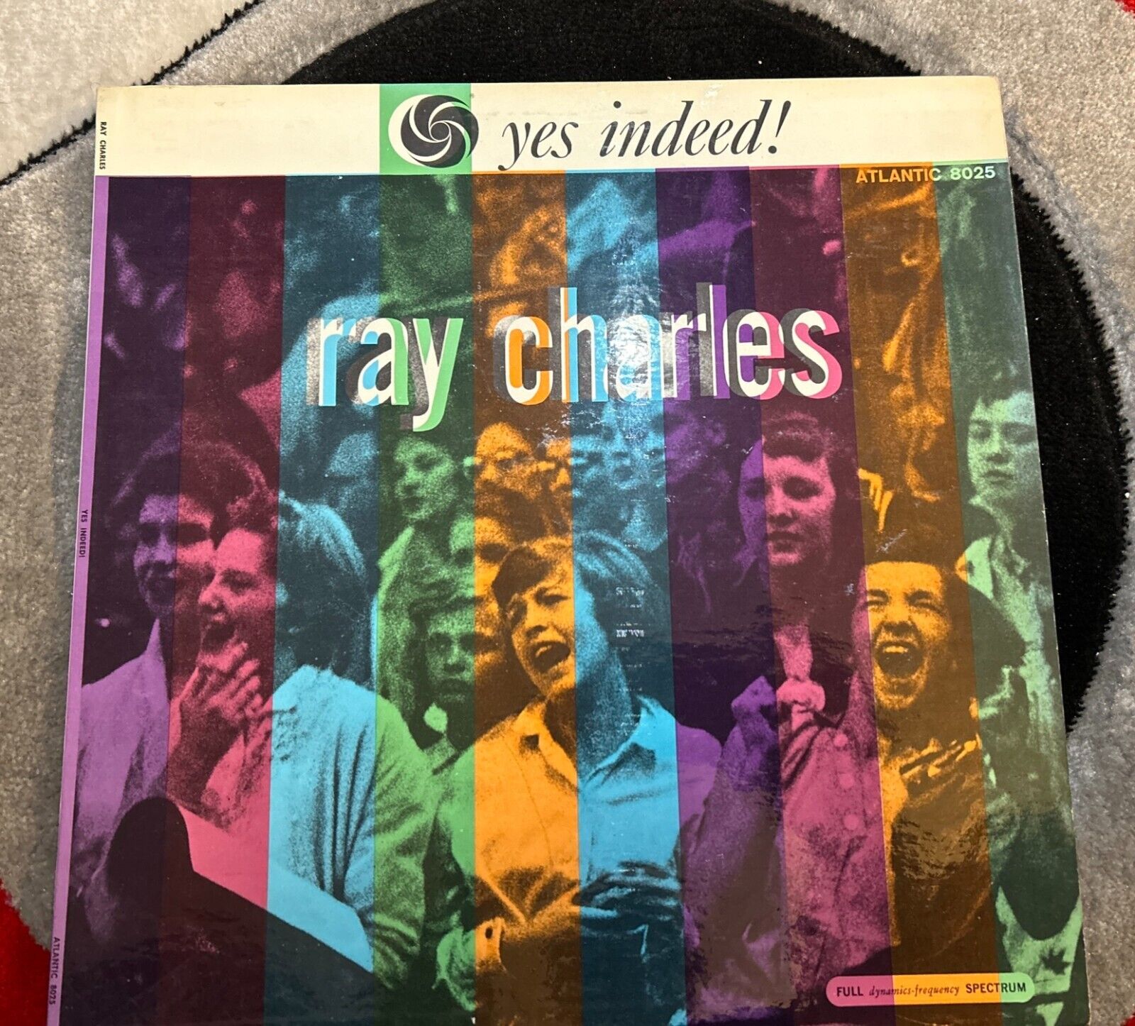 Ray Charles - Yes Indeed LP  1960 PRESS Atlantic 8025 Hi-Fi Dynamic  12”