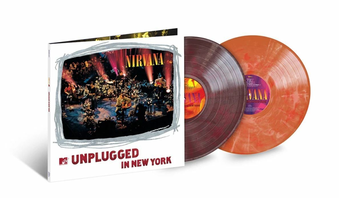 Nirvana ‎– MTV Unplugged In New York 25th Anniv Purple Orange Marble 2x Vinyl LP