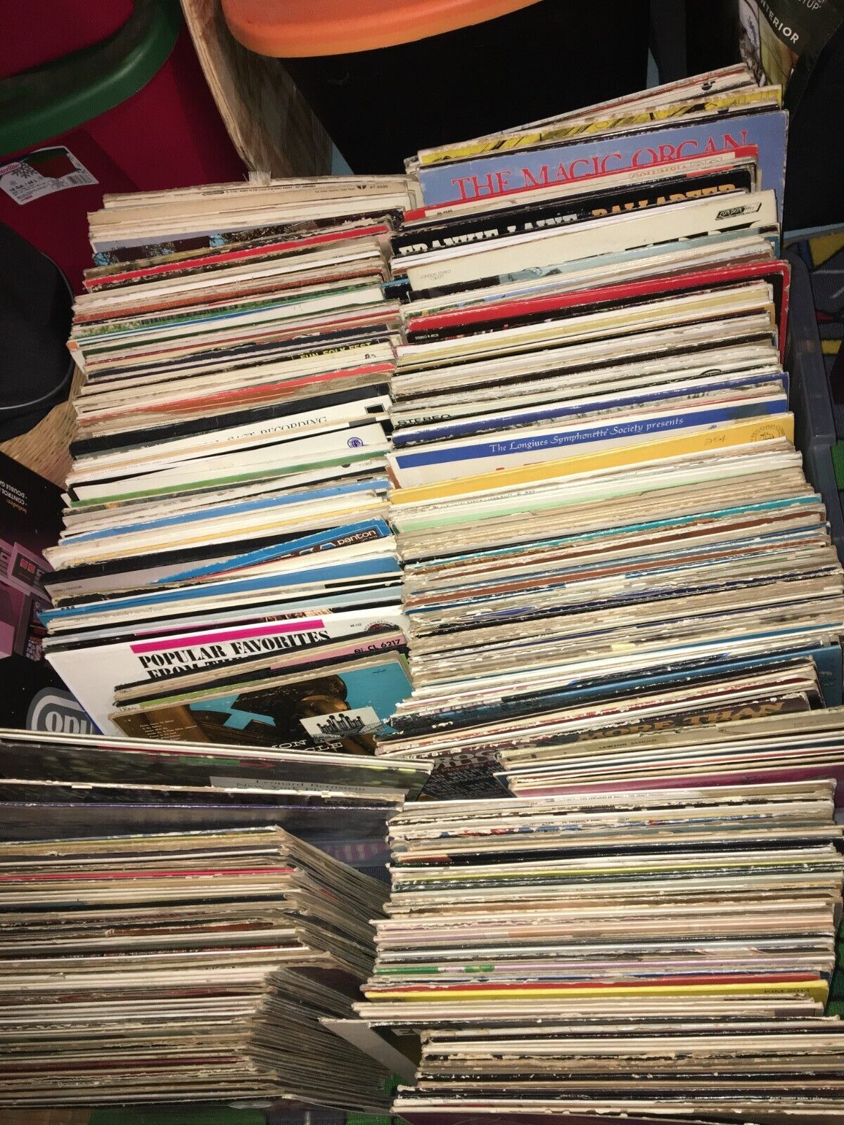 Lot of 20 Random Vinyl Records (12 inch)  - Old Real Vintage (1950-1990s)