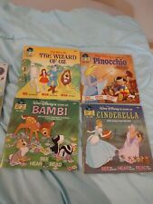 Vintage Walt Disney See Hear Read Record and Book Lot of 20 With Records  picture