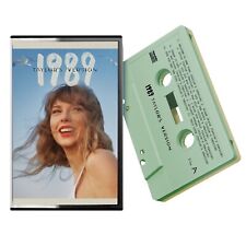taylor swift 1989 aquamarine green & sunrise yellow cassette tape new sealed picture