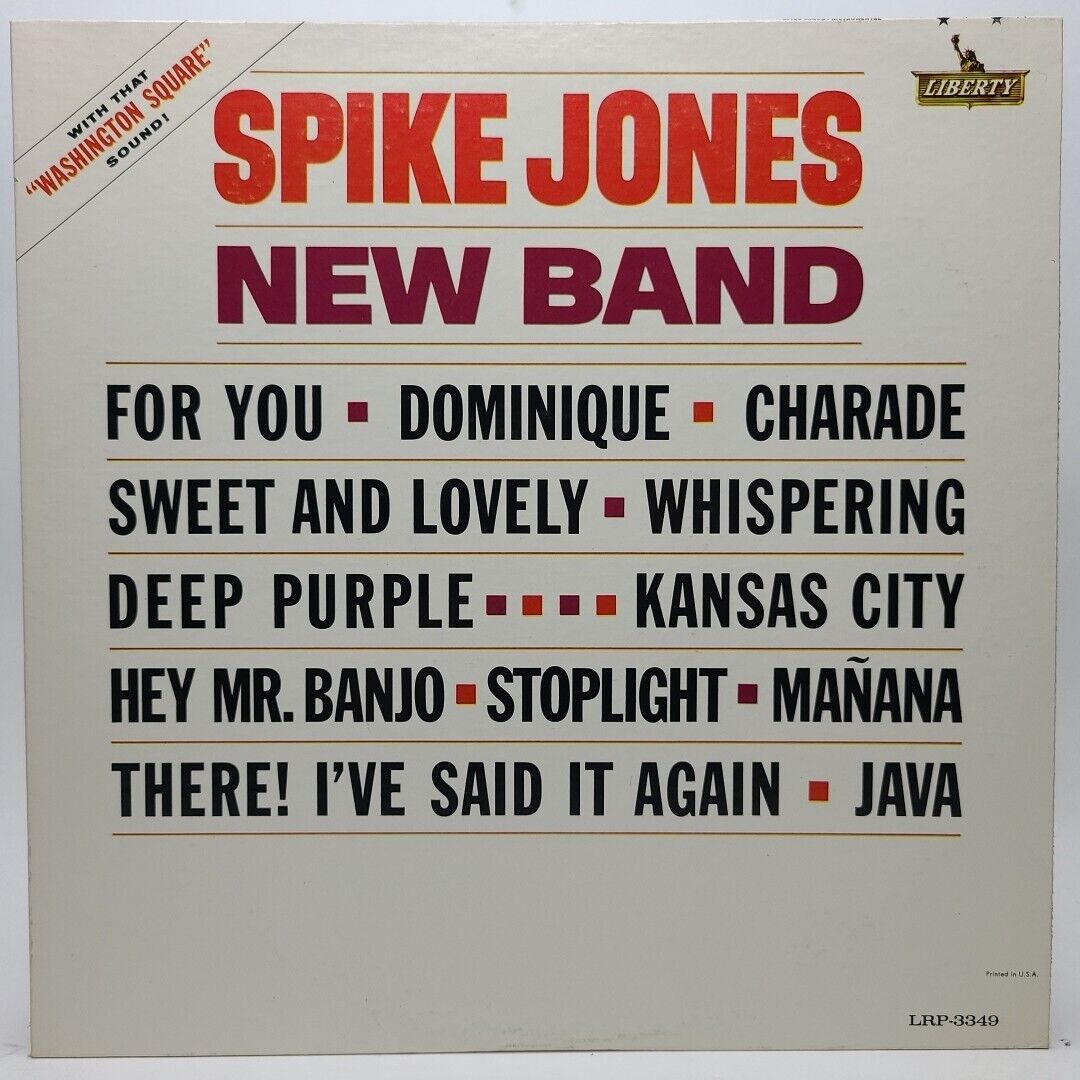 Spike Jones – New Band Vinyl LP 1964 Liberty Jazz VERY GOOD