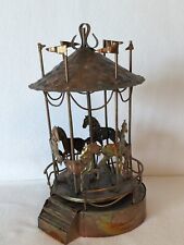 VINTAGE COPPER MUSICAL CAROUSEL picture