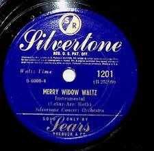 Merry Widow Waltz Blue Danube Silvertone 1201 Sears Roebuck 78 RPM Record picture