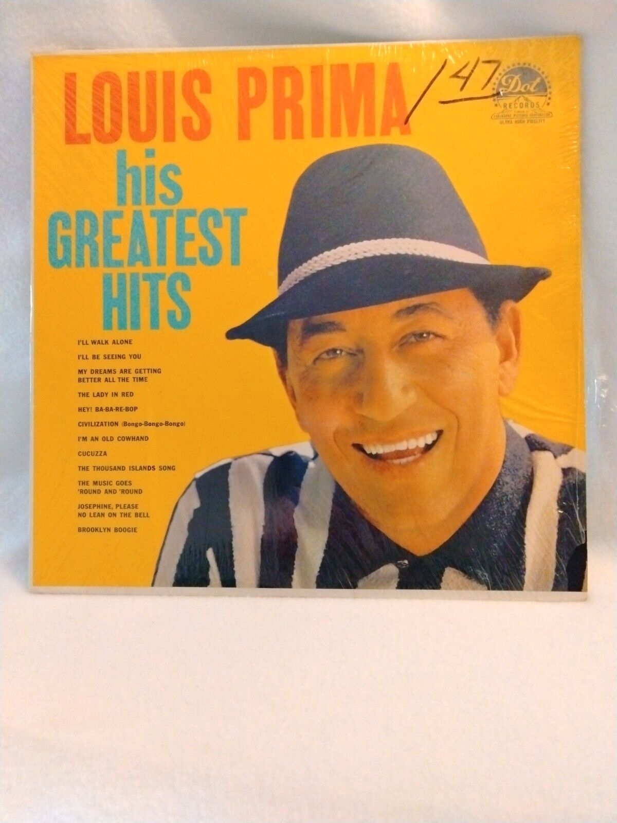 Louis Prima His Greatest Hits Dot Records DLP3262