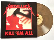 Metallica ‎– Kill 'Em All LP 1983 Gold Marbled Vinyl ‎MFN 7 picture