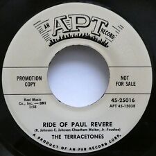 TERRACETONES 45 Ride of Paul Revere / Words Of Wisdom REPRO doowop VG++   #2730 picture