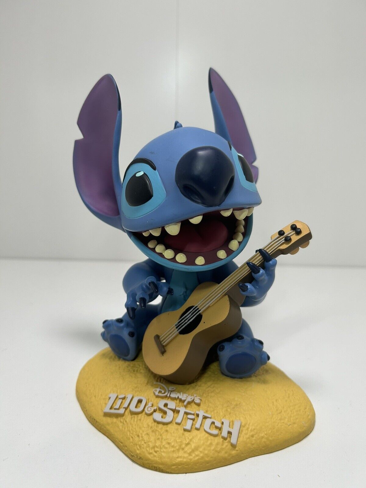 Disney LILO And Stitch- Stitch With Guitar Bobble Head Figurine MECA