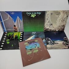 Yes LP Vinyl Records Lot of 7 Albums Relayer Yessongs Foriegn EXCELLENT picture