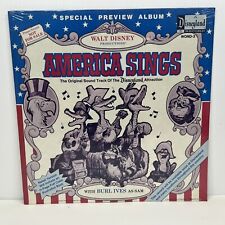 Disney's America Sings Special Preview LP 1974 PROMO SEALED Mint W/ Burl Ives picture