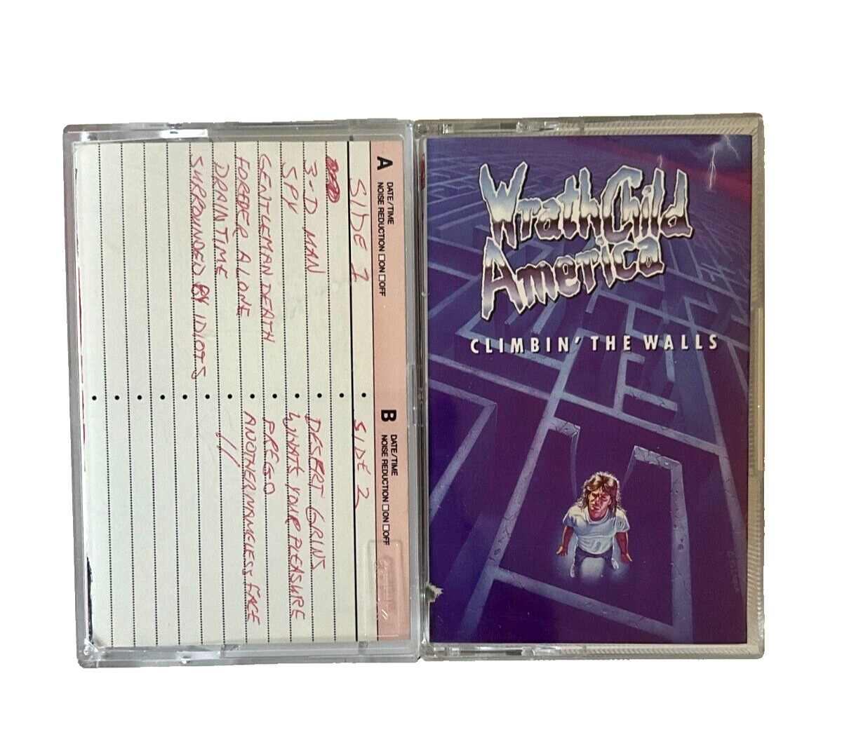 Lot Of #2 Vintage Wrathchild America Cassette Tapes- Climbin\