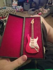 Red Electric Guitar Miniature Strat Decoration  picture