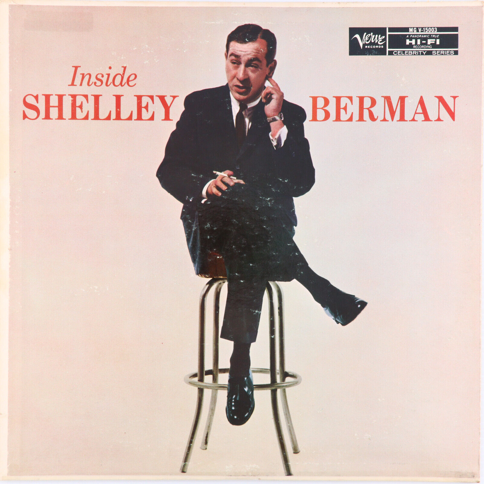 Shelley Berman – Inside Shelley Berman - 1959 Mono Vinyl LP Verve MG V-15003