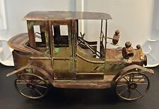 Vintage Copper Art Car Jalopy Music Box.  Car & Music Box Needs Cleaning&Adjust picture
