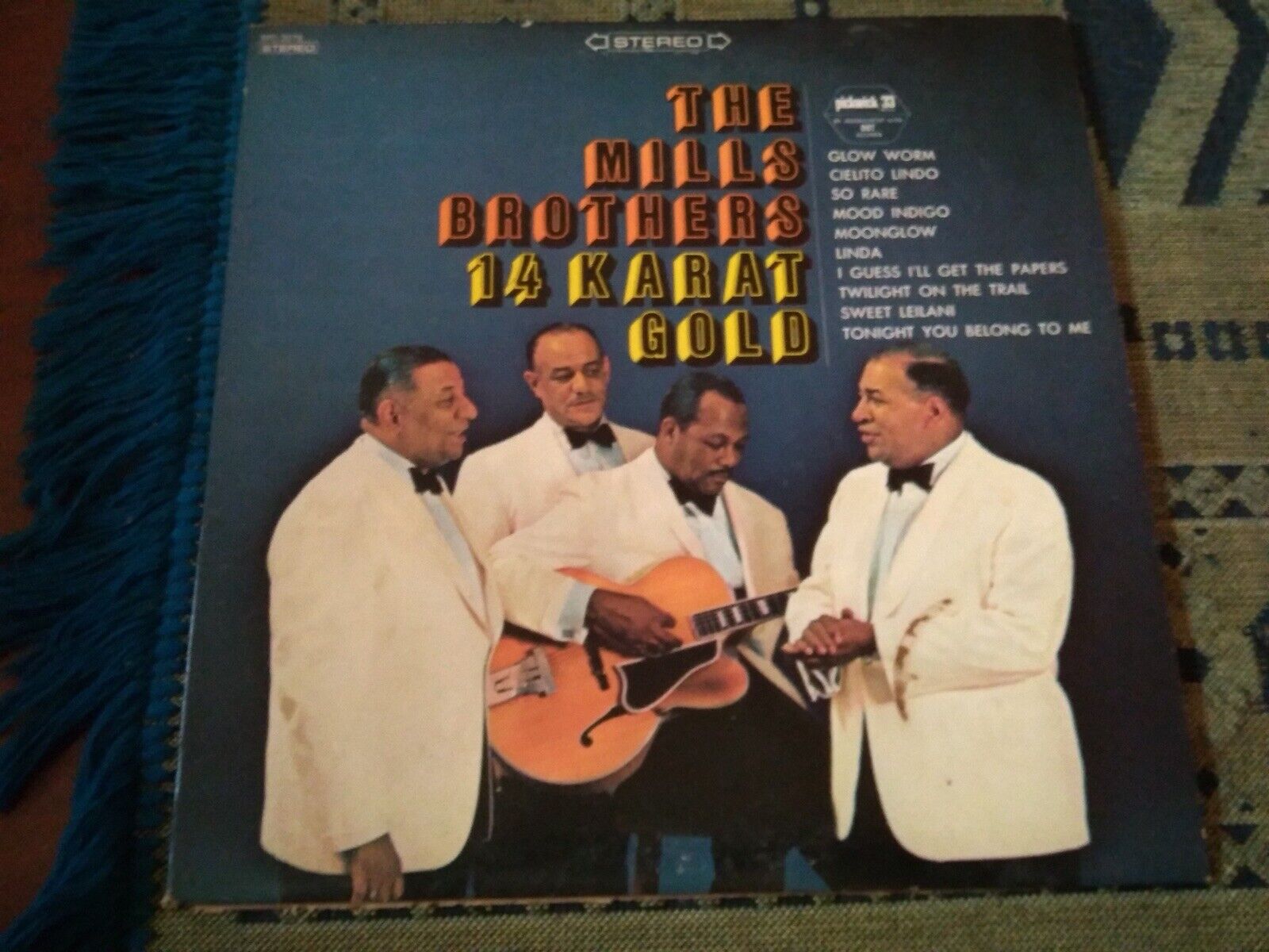 Vintage LP, 1967, THE MILLS BROTHERS, 14 KT GOLD, Near Mint, See Pictures