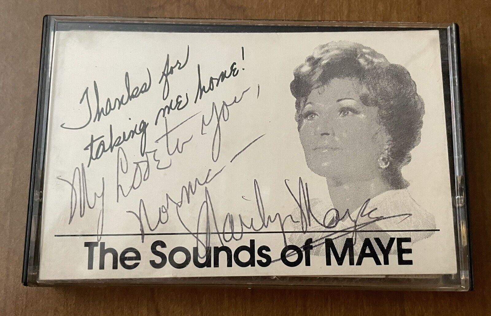 SIGNED Marilyn Maye Sounds Of Maye Cassette Tested Same as CD Jazz Legend VTG