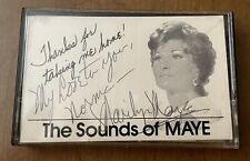 SIGNED Marilyn Maye Sounds Of Maye Cassette Tested Same as CD Jazz Legend VTG picture