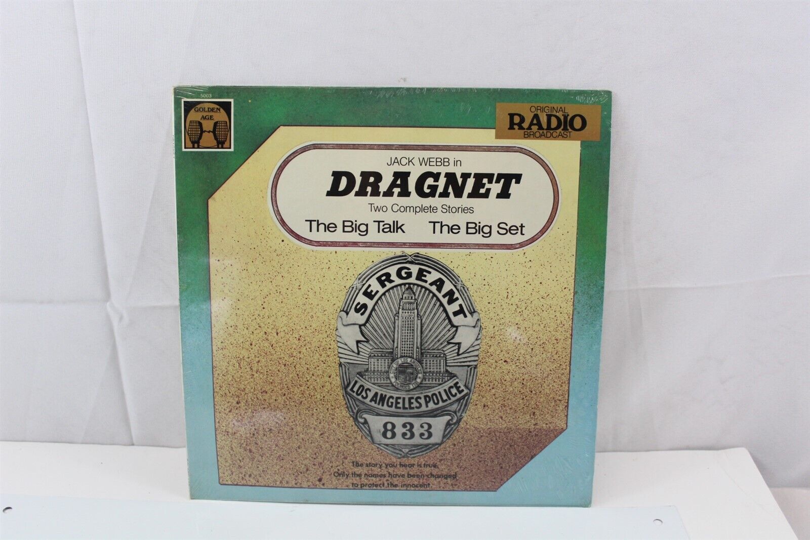 Vinyl Record Golden Age Vintage Original Radio Broadcast   Dragnet 1977 #5003