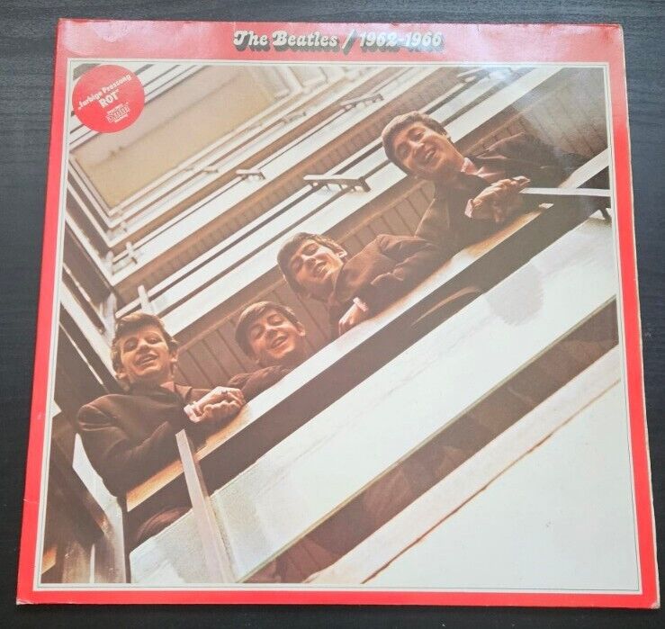 1985 The Beatles 1962-1966 Red Vinyl Double Album Rare German Version And Tested