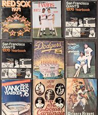 Vintage Baseball Yearbooks 1960s-1970s Yankees Dodgers Giants Royals Pirates picture