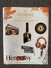 Hennessy Nas Edition Cognac Stickers Hip Hop Rap Headphones Boombox Vinyl Record picture