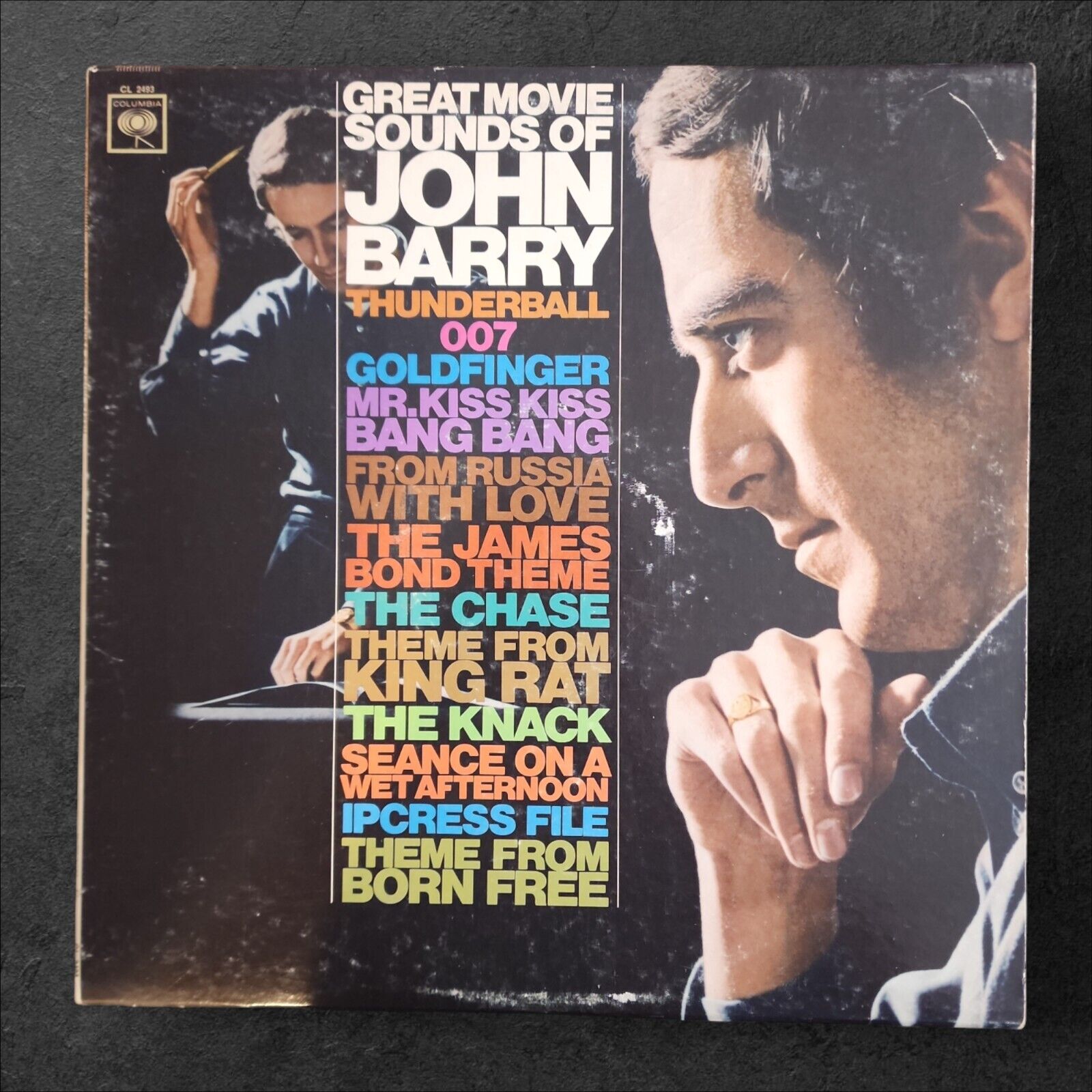 JOHN BARRY Great Movie Sounds Of... COLUMBIA LP VG+ mono 