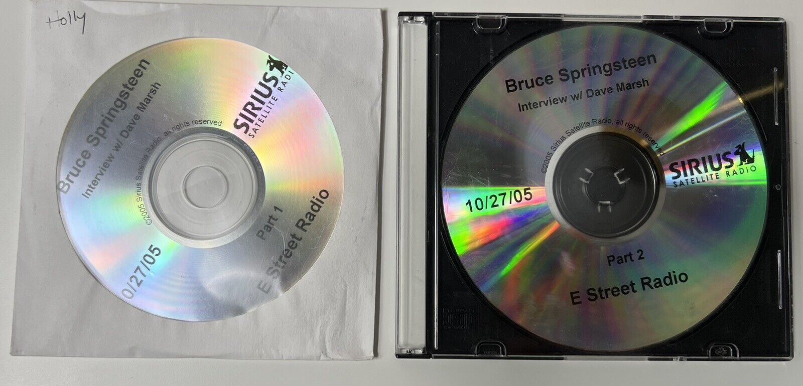 RARE Bruce Springsteen Interview 2xCD 10/27/05 Sirius Radio Dave Marsh E Street